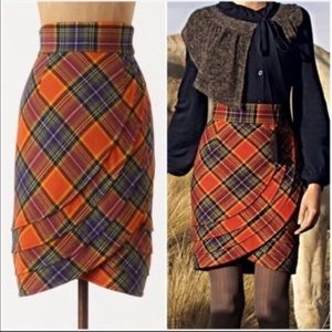 Anthropologie Plenty by Tracy Reese Wool Skirt
